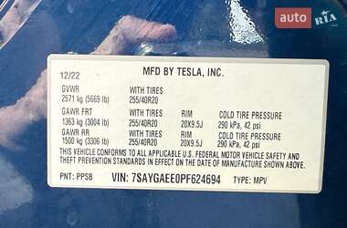 Внедорожник / Кроссовер Tesla Model Y 2023 в 