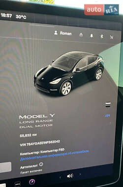 Внедорожник / Кроссовер Tesla Model Y 2022 в 