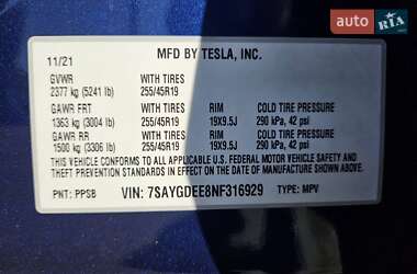Внедорожник / Кроссовер Tesla Model Y 2021 в 