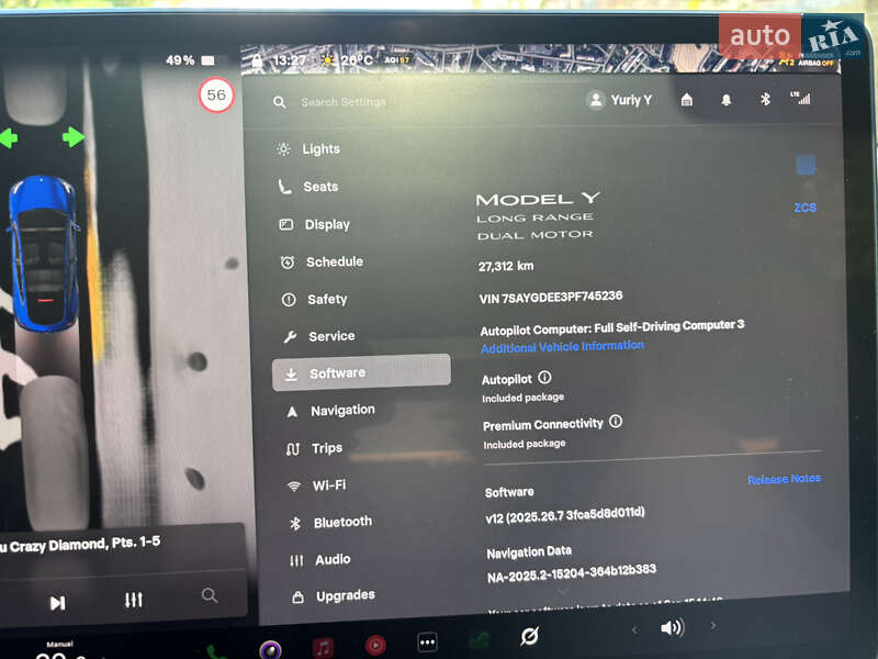 Внедорожник / Кроссовер Tesla Model Y 2023 в Киеве