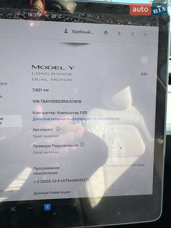 Позашляховик / Кросовер Tesla Model Y 2024 в Смілі