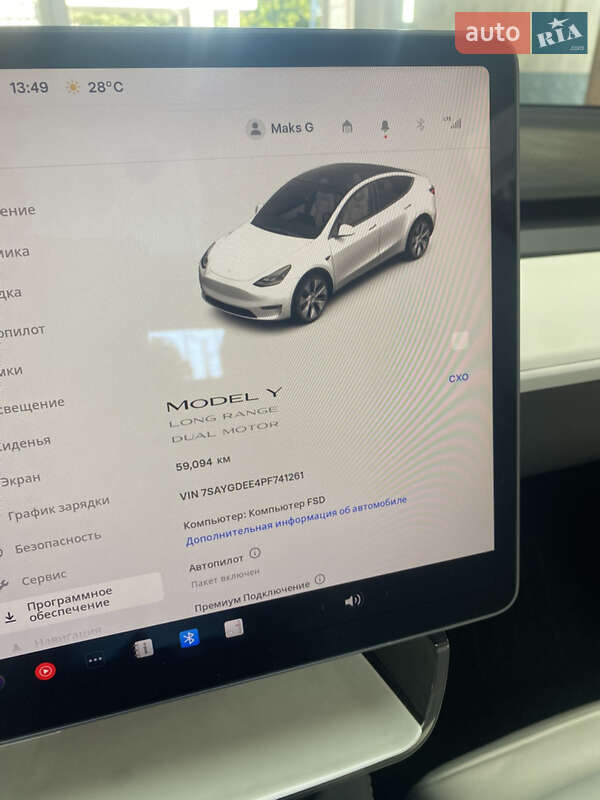 Внедорожник / Кроссовер Tesla Model Y 2023 в Одессе фото 10 Внедорожник / Кроссовер Tesla Model Y 2023 в Одессе