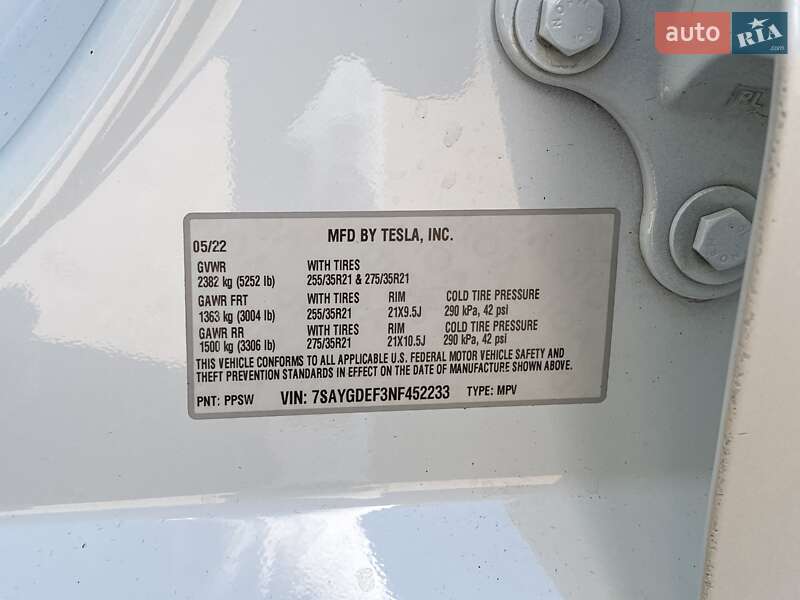 Внедорожник / Кроссовер Tesla Model Y 2022 в Киеве