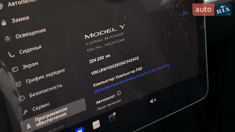 Внедорожник / Кроссовер Tesla Model Y 2022 в Луцке фото 92 Внедорожник / Кроссовер Tesla Model Y 2022 в Луцке