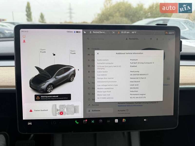 Позашляховик / Кросовер Tesla Model Y 2021 в Луцьку фото 17 Позашляховик / Кросовер Tesla Model Y 2021 в Луцьку