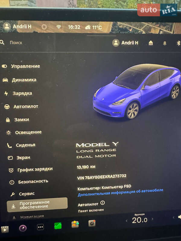 Позашляховик / Кросовер Tesla Model Y 2024 в Києві