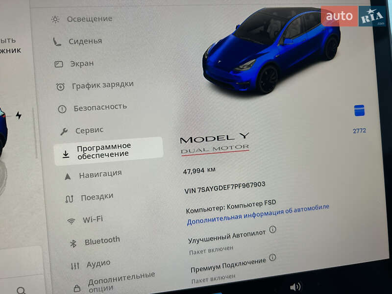 Внедорожник / Кроссовер Tesla Model Y 2023 в Киеве фото 15 Внедорожник / Кроссовер Tesla Model Y 2023 в Киеве