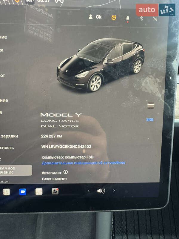 Позашляховик / Кросовер Tesla Model Y 2022 в Луцьку