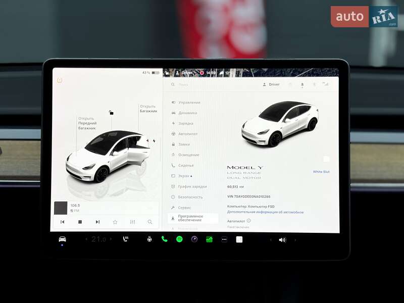 Позашляховик / Кросовер Tesla Model Y 2022 в Києві фото 21 Позашляховик / Кросовер Tesla Model Y 2022 в Києві