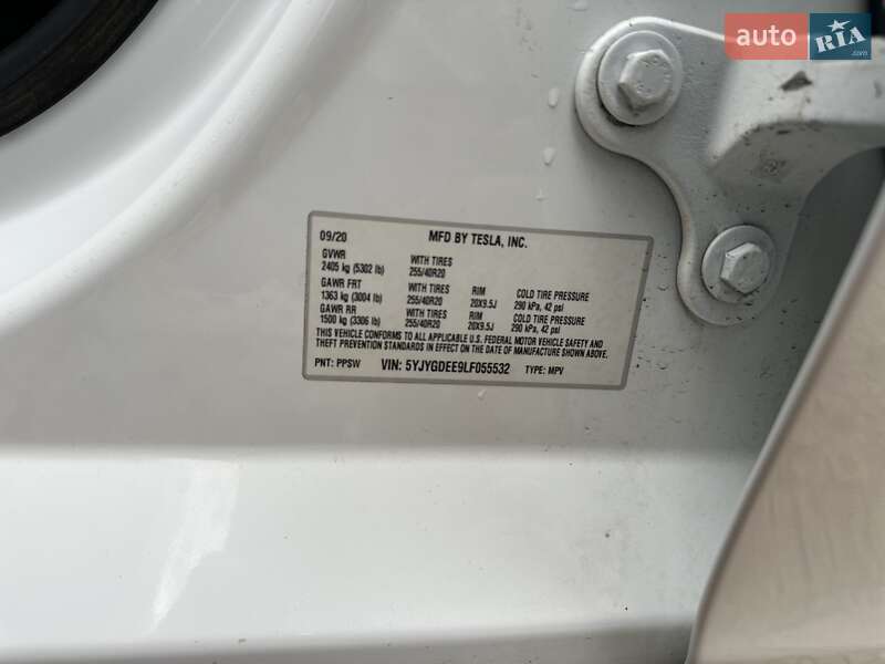 Внедорожник / Кроссовер Tesla Model Y 2020 в Харькове фото 7 Внедорожник / Кроссовер Tesla Model Y 2020 в Харькове