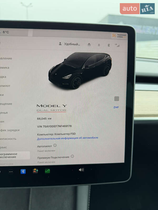 Внедорожник / Кроссовер Tesla Model Y 2022 в Львове фото 21 Внедорожник / Кроссовер Tesla Model Y 2022 в Львове