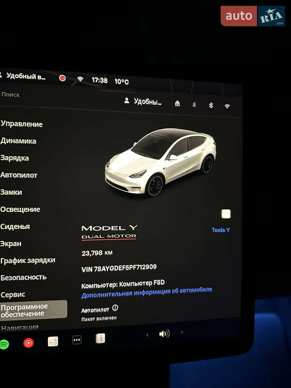 Внедорожник / Кроссовер Tesla Model Y 2023 в Луцке фото 39 Внедорожник / Кроссовер Tesla Model Y 2023 в Луцке