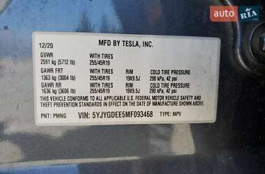 Внедорожник / Кроссовер Tesla Model Y 2020 в Самборе