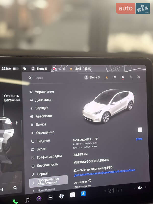 Позашляховик / Кросовер Tesla Model Y 2024 в Києві