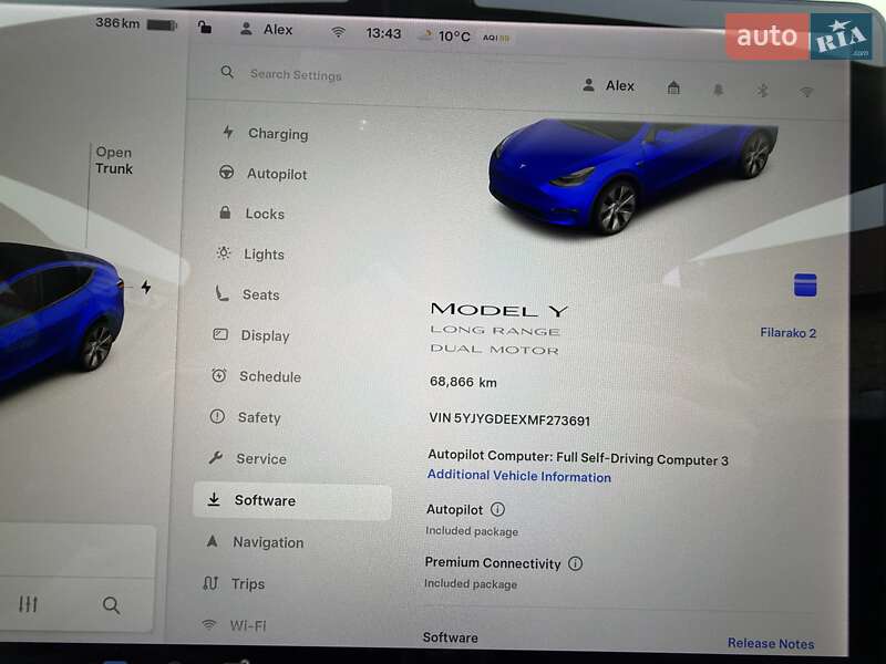 Позашляховик / Кросовер Tesla Model Y 2021 в Києві