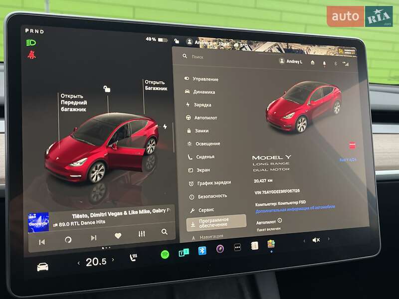 Внедорожник / Кроссовер Tesla Model Y 2024 в Киеве фото 24 Внедорожник / Кроссовер Tesla Model Y 2024 в Киеве