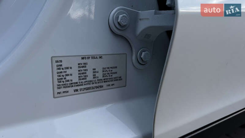 Внедорожник / Кроссовер Tesla Model Y 2020 в Луцке