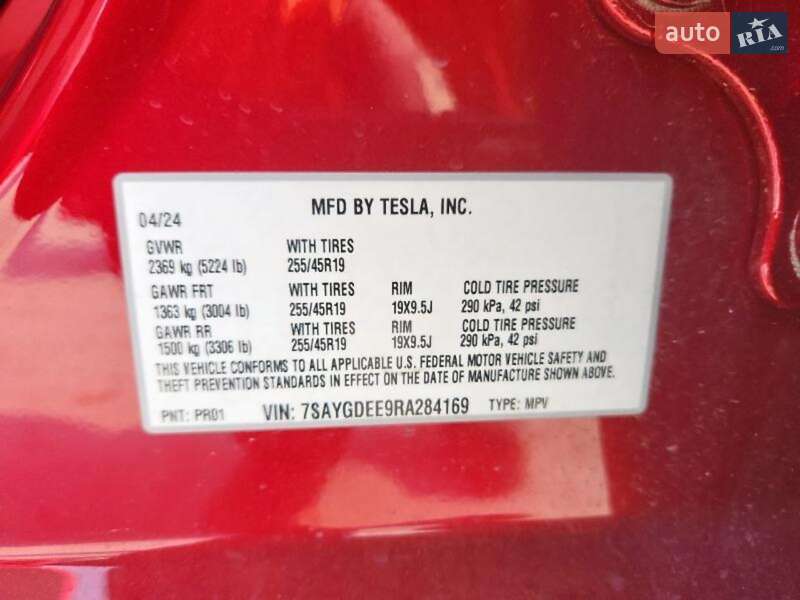 Внедорожник / Кроссовер Tesla Model Y 2024 в Львове фото 3 Внедорожник / Кроссовер Tesla Model Y 2024 в Львове