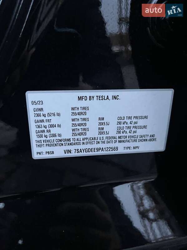 Внедорожник / Кроссовер Tesla Model Y 2023 в Кременчуге фото 21 Внедорожник / Кроссовер Tesla Model Y 2023 в Кременчуге