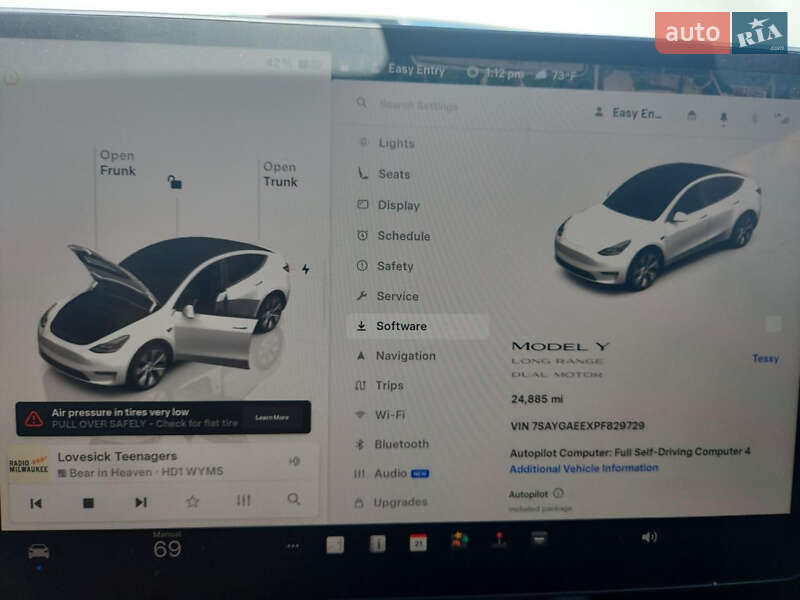 Позашляховик / Кросовер Tesla Model Y 2023 в Житомирі фото 11 Позашляховик / Кросовер Tesla Model Y 2023 в Житомирі