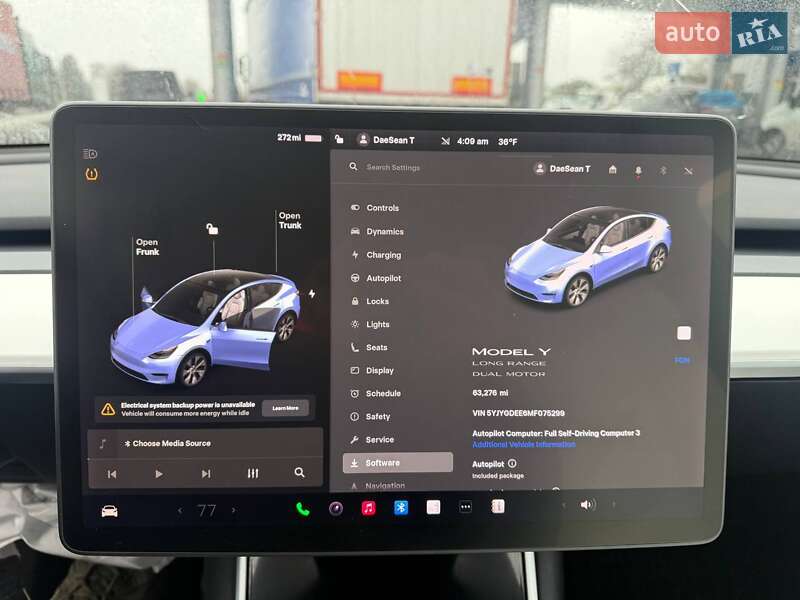 Внедорожник / Кроссовер Tesla Model Y 2020 в Луцке фото 19 Внедорожник / Кроссовер Tesla Model Y 2020 в Луцке