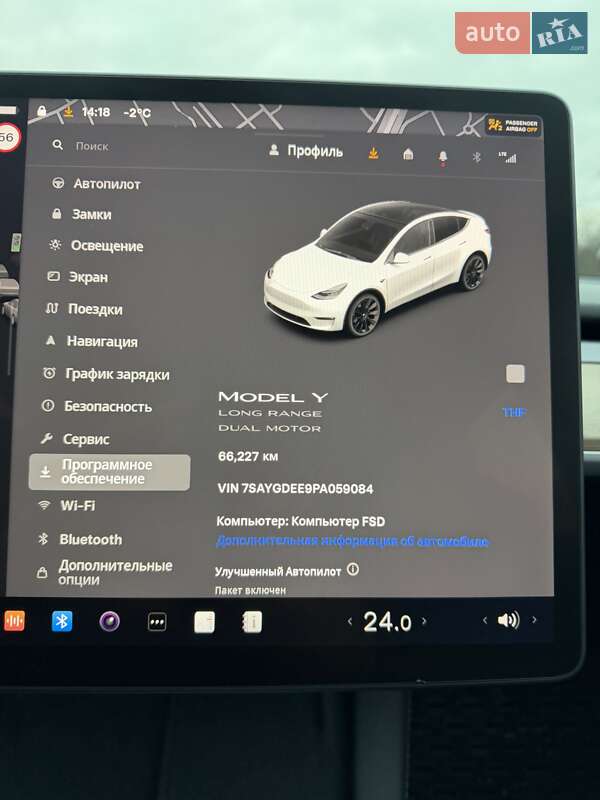 Внедорожник / Кроссовер Tesla Model Y 2023 в Днепре