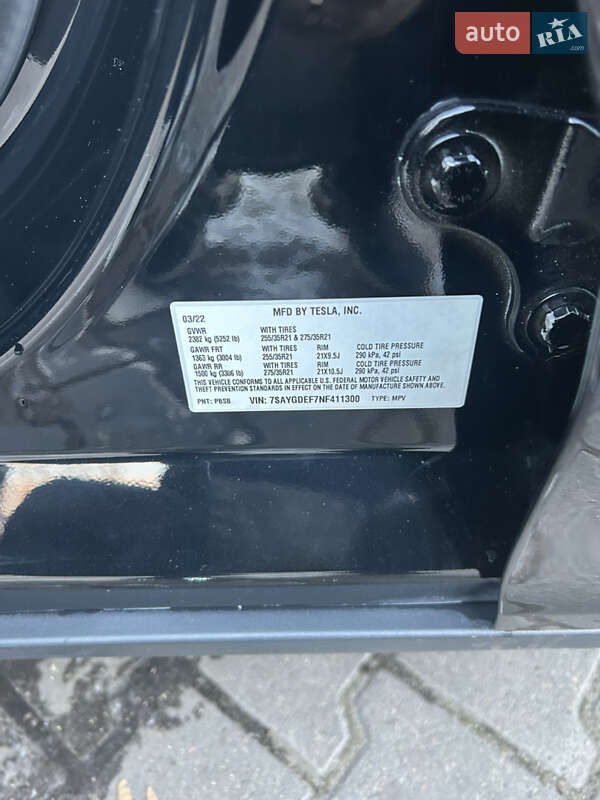 Внедорожник / Кроссовер Tesla Model Y 2022 в Одессе