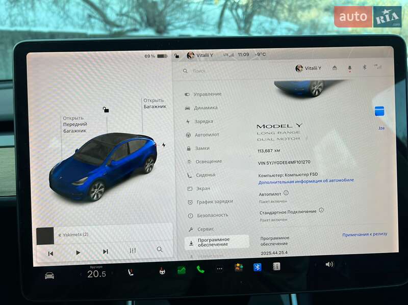 Позашляховик / Кросовер Tesla Model Y 2021 в Обухові