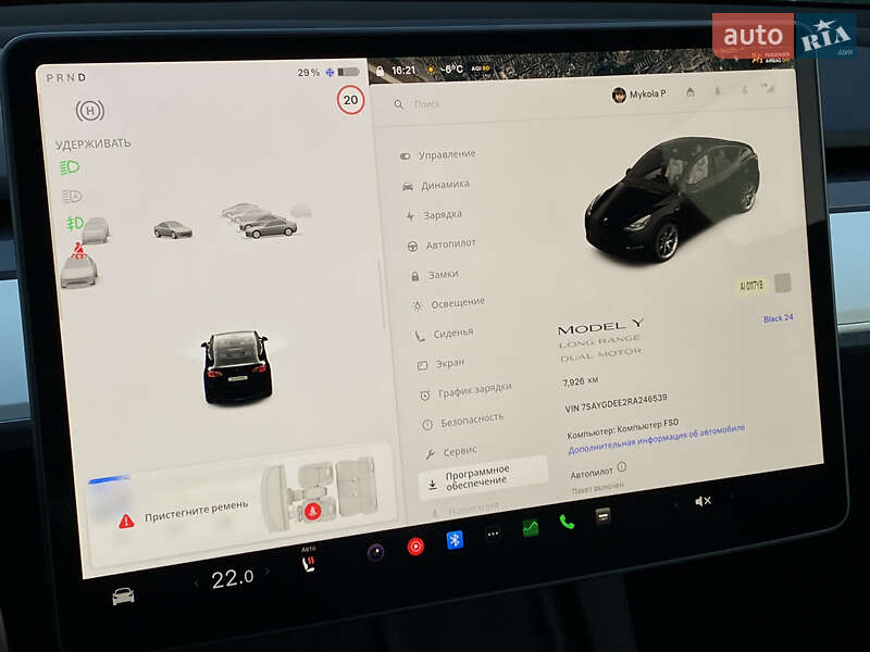 Внедорожник / Кроссовер Tesla Model Y 2024 в Киеве