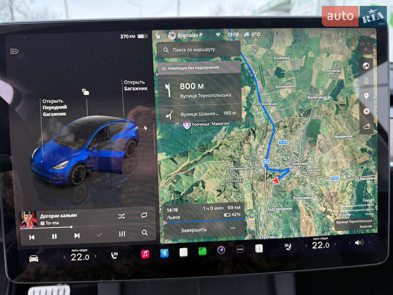 Позашляховик / Кросовер Tesla Model Y 2022 в Львові