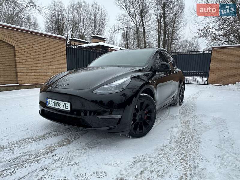 2021 Tesla Model Y, VIN 5YJYGAEE7MF159646:plate — фото 1 (autoria)