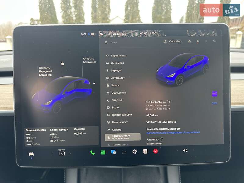 Внедорожник / Кроссовер Tesla Model Y 2021 в Киеве