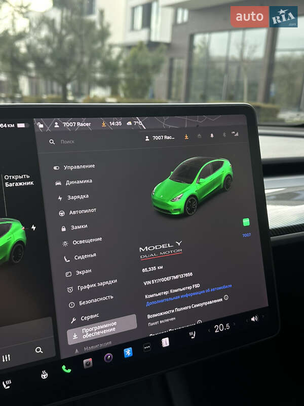 Внедорожник / Кроссовер Tesla Model Y 2021 в Ужгороде
