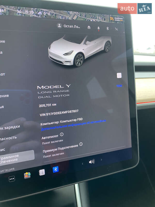 Позашляховик / Кросовер Tesla Model Y 2020 в Луцьку