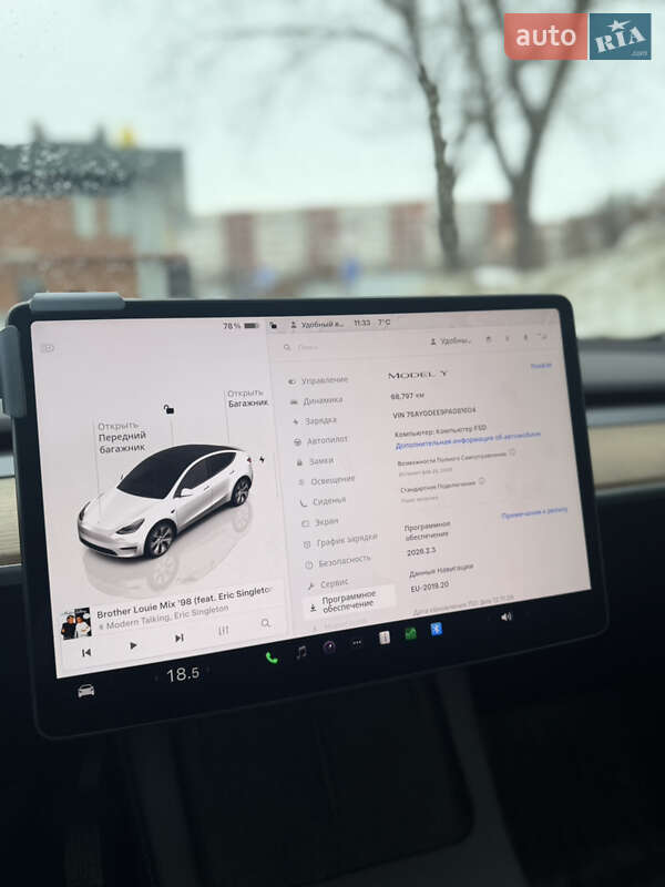 Внедорожник / Кроссовер Tesla Model Y 2023 в Львове фото 12 Внедорожник / Кроссовер Tesla Model Y 2023 в Львове