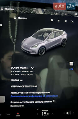 Внедорожник / Кроссовер Tesla Model Y 2020 в Львове