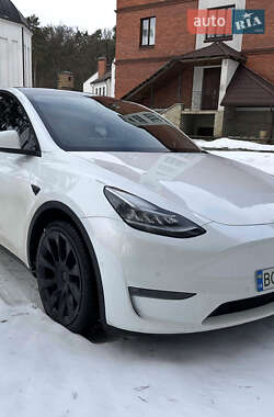 Внедорожник / Кроссовер Tesla Model Y 2021 в Львове
