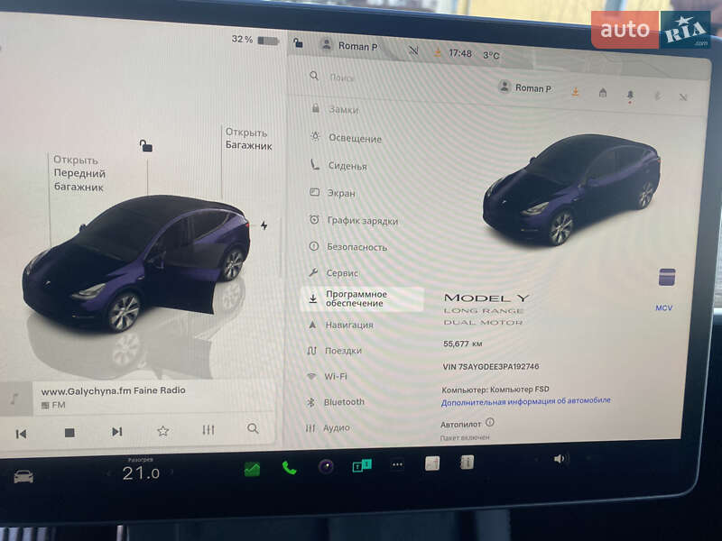 Внедорожник / Кроссовер Tesla Model Y 2023 в Самборе фото 29 Внедорожник / Кроссовер Tesla Model Y 2023 в Самборе