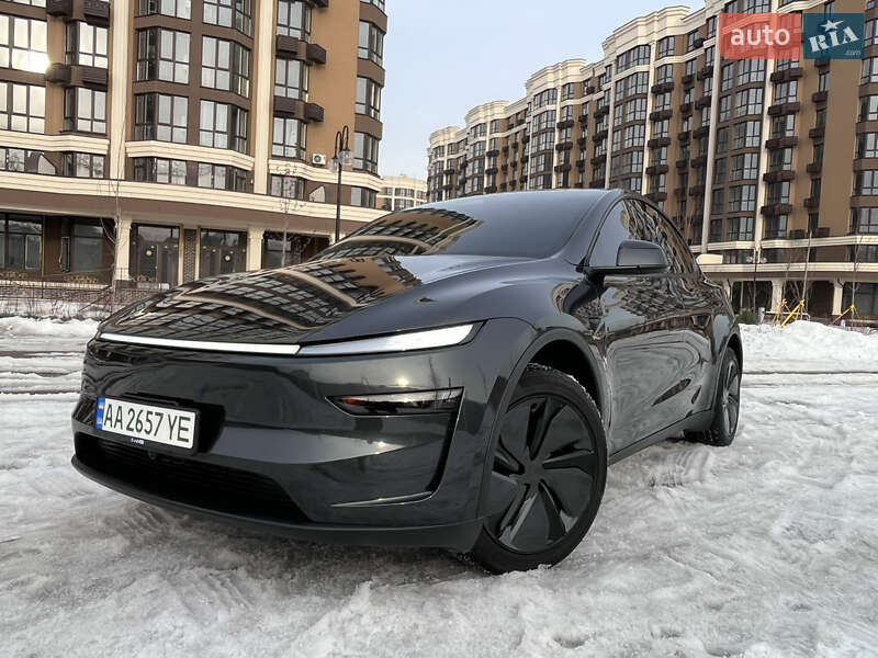 2025 Tesla Model Y, VIN 7SAYGDED4TF377182:plate — фото 1 (autoria)