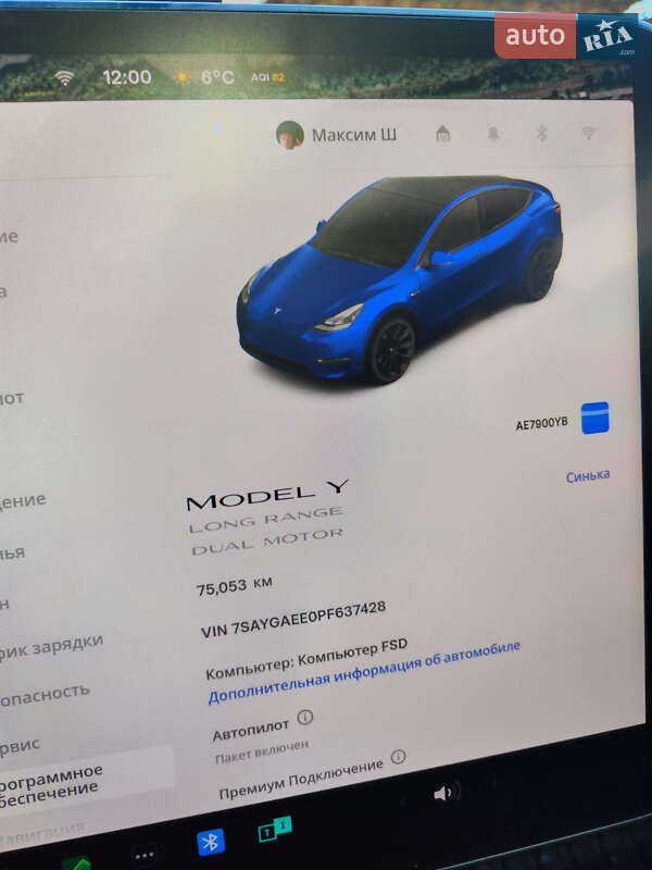 Внедорожник / Кроссовер Tesla Model Y 2022 в Кривом Роге