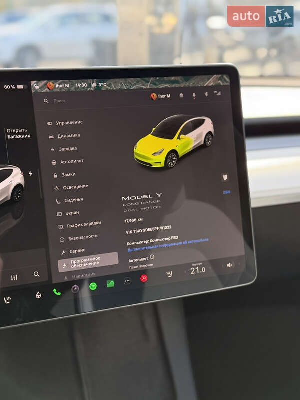 Внедорожник / Кроссовер Tesla Model Y 2023 в Коростене