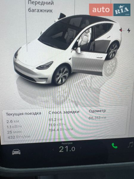 Внедорожник / Кроссовер Tesla Model Y 2022 в Белой Церкви