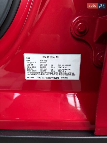 Позашляховик / Кросовер Tesla Model Y 2023 в Дніпрі