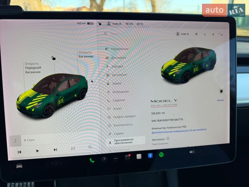 Внедорожник / Кроссовер Tesla Model Y 2022 в Днепре