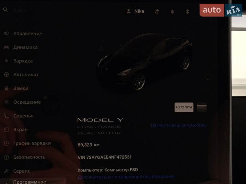 Позашляховик / Кросовер Tesla Model Y 2022 в Ужгороді