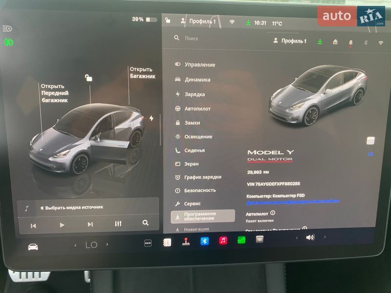 Внедорожник / Кроссовер Tesla Model Y 2023 в Одессе