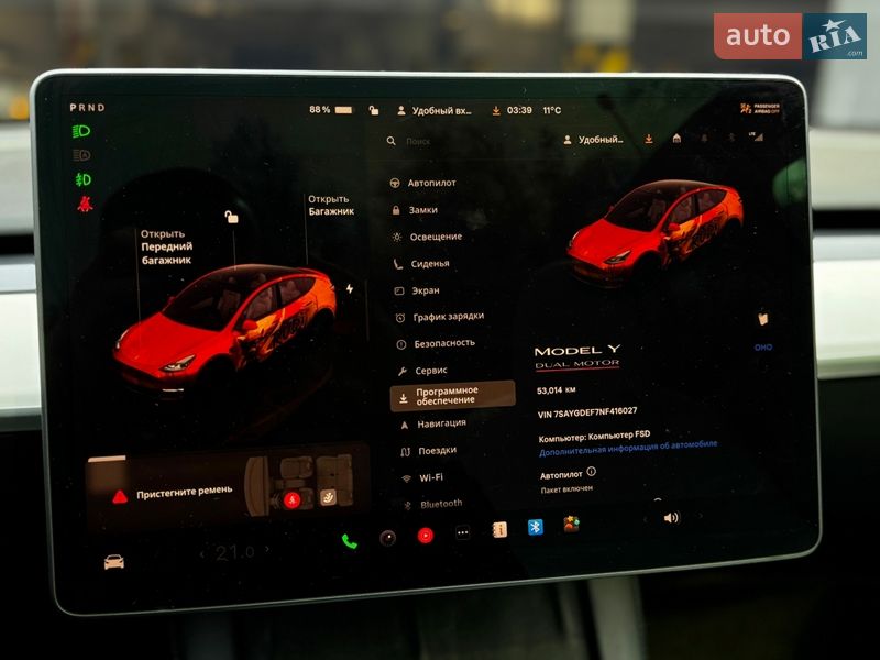 Позашляховик / Кросовер Tesla Model Y 2022 в Харкові фото 24 Позашляховик / Кросовер Tesla Model Y 2022 в Харкові