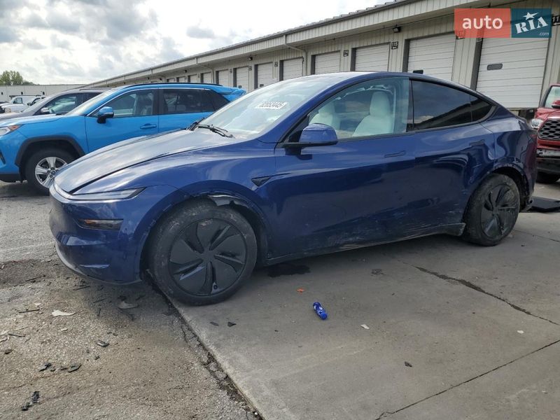 2025 Tesla Model Y, VIN 7SAYGDEE8TA432965:plate — photo 1 (autoria)