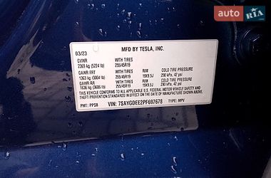 Внедорожник / Кроссовер Tesla Model Y 2023 в Днепре