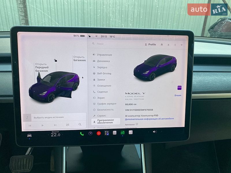 Позашляховик / Кросовер Tesla Model Y 2020 в Івано-Франківську